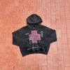 Sudadera con capucha para hombre estilo Hip-Hop Primavera 2025 Chaqueta con cremallera estampada holgada Ropa juvenil moderna para hombre