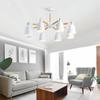Lámpara de araña para sala de estar, comedor, dormitorio, hogar, LED, nórdica, creativa, estudio, macarrón, atmosférica, colgante.