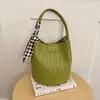 Bolsa Tote Grande de Alta Qualidade Estilosa para o Dia a Dia Verão Casual Viagem Cesta de Legumes Bolsa de Ombro Vazada na Moda