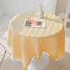 Mantel transfronterizo estilo francés, estilo ins, para mesas redondas y cuadradas, resistente al desgaste, adecuado para mesas de café, mesitas de noche, escritorios, mesas de comedor y como tela de fondo para fotos