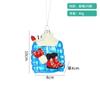 Decorações de Natal criativas carro falso mochila escolar câmera pequeno pingente vidro pintado pingente de decoração de árvore de Natal