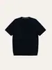 Suéter Masculino, Verão Gola Redonda Manga Curta, Tricô Masculino, Camiseta de Lã Lyocell, Tecnologia de Resfriamento Lyocell