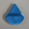 Esponja de Polvo Suelto de Doble Cara Triangular Flocada Transfronteriza Esponja de Maquillaje con Cojín de Aire Esponja de Polvo Denso Terciopelo de Cristal Súper Suave Esponja de Polvo Forma de Gota de Agua
