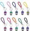 Chaveiro de Corda Trançada Criativo Série 3 Chá de Leite Amazon Chaveiro de Carro Fashion AliExpress Enfeite de Carro Criativo