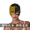 Máscara Facial de Panda Meio Rosto Festa à Fantasia Animal Máscara Transfronteiriça Diamante Plástico Carnaval Veneziano