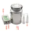 Extractor de Leche para Ganado y Ovejas, Extractor de Ubre Pulsátil, Extractor de Leche Eléctrico de Doble Cabezal, Bomba de Leche Doméstica Totalmente Automática para Ganado y Ovejas de Velocidad Ajustable