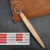 Batidor de harina de acero inoxidable palo para remover harina palo para harina batidor de harina en espiral mezclador de harina y palo para remover harina herramientas para hornear
