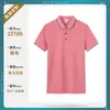Camisas Polo de Algodão Puro de Alta Qualidade, Roupas de Trabalho, Camisetas de Manga Curta de Seda Gelada para o Verão, Camisas Culturais para Grupos, Logo Impresso Personalizado