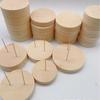 Muñeca de decoración de madera base de madera redonda estante tamaño costura ganchillo base de muñeca diy hecho a mano