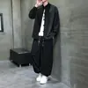 Otoño/Invierno 2026 Nuevo Conjunto Tang de Estilo Chino para Hombre Pana Vintage Holgado Talla Grande Estilo Nacional Conjunto de Dos Piezas