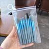 Conjunto de Mini Pincéis de Maquiagem com 8 Peças, Conjunto de Pincéis Genuínos Portátil, Conjunto de Pincéis Cangzhou, Conjunto Pequeno Completo para Selar Maquiagem, Versão Portátil