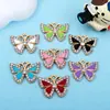 DIY Exclusivo Combinação Versátil Pulseira Colar com Pingente Borboleta Cravejado de Diamantes Acessórios de Joias Venda Direta da Fábrica Transfronteiriça