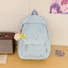 Mochila Coreana Estilo Ins con Lazo de Alto Valor Estético, Mochila Casual y Elegante para Estudiantes de Secundaria y Preparatoria, Bolso Escolar Ligero, de Moda