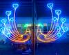 Iluminación Exterior LED Mariposa Dragón y Fénix Linterna Poste de Luz Publicidad Decoración Festiva Luz de Modelado de Paisaje Producción