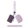 Mini Porta-Moedas Estilo Lulu Bolsa de Pulso Portátil de Nylon Bolsa de Armazenamento de Mão Lulu Porta-Chaves Bolsa Pequena
