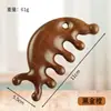 Venda Direta da Fábrica Cabeça de Massagem de Sandália de Porco Pente Meridianos Pente para Cabelo Compacto Portátil Feminino Artefato de Terapia Capilar Pente