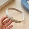 Diadema con Diseño de Corona Alta para Hacer que el Rostro Parezca Más Pequeño, Lujo Ligero, Antideslizante, Tejido, Patrón de Cuadros y Lunares, Sensación de Alta Gama para Adultos y Mujeres Jóvenes