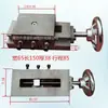 Macho e Fêmea Placa de Mopa Mesa Deslizante de Ferro Fundido Placa de Mopa Reta Haste Rosqueada Trilho Guia Linear Manivela Mesa Pequena Máquinas para Marcenaria Frete Grátis