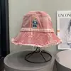 Sombrero de Pescador para Mujer, Moda Primavera y Otoño, Estilo Lavado, Sombrero de Sol, Protección Solar, Estilo Coreano, Sombrero Cubo Versátil, Fresco y Dulce
