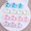Polvo Brillante Cielo Estrellado de Ensueño Estrella de Cinco Puntas Tridimensional Funda para Teléfono Móvil Pendientes Pasador Joyería de Resina DIY Accesorios Venta al por Mayor