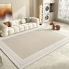 Tapete Moderno Simples para Sala de Estar, Tapete para Quarto, Tapete ao Lado da Cama, Tapete Doméstico Resistente ao Desgaste, Fácil de Limpar, Antiderrapante, Laço, Tapete TPR