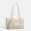 Bolso Tote de un Solo Hombro con Patrón de Rombo de Moda para Mujer, Nuevo Modelo 2026, Bolso Grande de Capacidad Madre-Hija, Bolso de Mano Casual de Alta Gama para el Día a Día