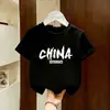 Camiseta para Niñas 2026 Nuevo Verano Algodón Puro Manga Corta Moda Suelta Ropa de Verano Niños Grandes Niñas Celebridad de Internet t