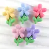 Materiales para Fundas de Teléfono Móvil DIY, Accesorios de Pegamento de Crema de Flores para Niños, Accesorios de Resina de Flor de Cinco Pétalos, Accesorios para el Cabello de Sol, Pinzas para el Cabello, Flores