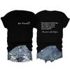 Camiseta de comercio exterior de manga corta para mujer "Be Kind Dear Person Behind Me" de Amazon. Camisetas para mujer.