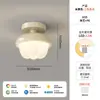 Luz de Pasillo Piña Crema Viento Tronco Entrada Luz de Techo Moderna Simple Protección Ocular Pasillo Vestidor Luz de Espectro Completo