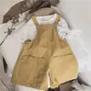 Overoles para Niños 2026 Verano Estilo Coreano Nuevas Llegadas Unisex Bebé Niño Pequeño Versátil Lindo Elegante Moda Shorts