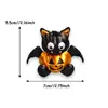 Transfronteiriço Novo Modelo de Morcego e Abóbora Impresso em 3D Decoração de Mesa para Festa de Halloween Chaveiro Presente para Amigos