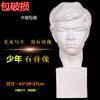 Figura de yeso artístico retrato boca puntiaguda joven boceto estatua de yeso joven joven joven joven bodegón materiales de arte