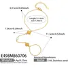 Pulsera con Colgante de Concha de Circonita Cúbica Europea 5A Acero Inoxidable Chapado en Oro de 18k Estilo Vacaciones de Playa de Verano Cadena de Dedo para Mujer