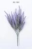 Espiga de trigo 5 tenedores más polvo lavanda simulación decoración del hogar flocado planta de simulación ramo artificial flor de simulación al por mayor