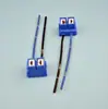 Enchufe de faro H7 enchufe de cerámica resistente a altas temperaturas enchufe de faro de coche cable de cobre coche H7 enchufe de cerámica para bombilla grande