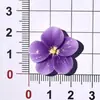 Flor Doce Colorida de Cinco Pétalas Acessórios para Enfeites de Resina DIY Ímãs de Geladeira Crocs Presilhas de Cabelo Feitas à Mão Acessórios de Cabelo Capas de Celular