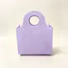 Bolsas de Tote para Tiendas de Ropa, Bolsas de Tote de Tela No Tejida con Agujero Redondo, Bolsas de Regalo de Moda para Ropa, Embalaje para Compras de Ropa para Mujer al por Mayor