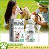 Polvo para limpiar los dientes de perro Yegbong fórmula suave protección de aliento fresco salud bucal de mascotas polvo para limpiar dientes