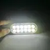 Luz LED para coche 12 luces ultradelgada luz de advertencia lateral 12-24v luz de trabajo luz de circulación diurna siempre brillante intermitente