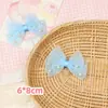 Presilhas de cabelo com laço de rede de pérolas estilo coreano mais vendidas internacionalmente, acessórios doces para meninas, adequadas para sapatos, bolsas e roupas