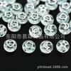Cuentas de estrella de cinco puntas de 4 x 7 mm, cuentas sueltas acrílicas, accesorios, bola de estrella de amor, joyería, accesorios transfronterizos