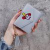 Bob Esponja 11 Monedero de Borla de Color Sólido Cartera Temu Cartera Corta Cartera Delgada Estilo Caliente Transfronterizo Disponible