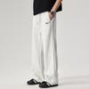 Pantalones casuales rectos de estilo americano, primavera y otoño, nuevos pantalones deportivos de rayas laterales de moda, pantalones largos holgados y cómodos para jóvenes que combinan con todo.