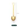 Espátula de Acero Inoxidable, Pala de Hierro, Cuchara para Helado, Cuchara para Postre, Cuchara Mezcladora, Vajilla Doméstica, Regalo, Pastel, Cuchara para Helado de Mango Largo
