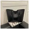 Bolsa de Grande Capacidade para Mulheres, Nova Moda Versátil Retrô Bolsa de Ombro, Simples Elegante Bolsa Tote para o Trabalho, Bolsa de Grande Capacidade
