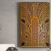 Decoración de Pared Mandala para el Hogar, Arte de Pared de Madera Estilo Nórdico, Caja de Regalo, Pintura Abstracta Tallada en Capas para Recibidor, Tallado Tridimensional