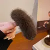 Pinza de Mao Mao Coreana Retorcida para la Parte Trasera de la Cabeza Pinza Agarradora de Cabello Pinza Tiburón Otoño e Invierno Sustituto de Seguridad Pinza Agarradora de una Palabra de Peluche
