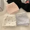 "O Tempo Abriu" Estilo Pastoral Algodão Puro Roupa Íntima Feminina 10A Antibacteriana Entrepernas Estendido Respirável Calcinha de Cintura Média para Meninas