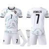 25-26 Portugal visitante 7 Ronaldo uniforme de fútbol camiseta infantil ropa infantil 14 yardas-3XL